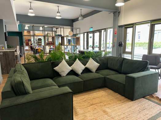 Photo of a foundry Courtyard.