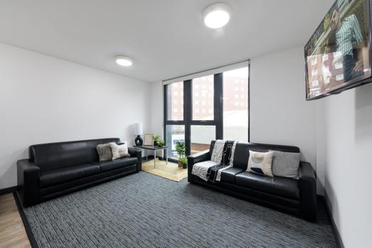 Photo of a glassworks.