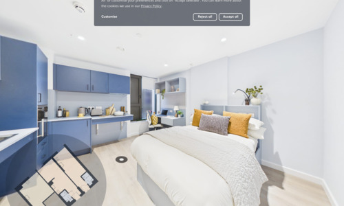 Virtual Tour for Accessible Studio Room