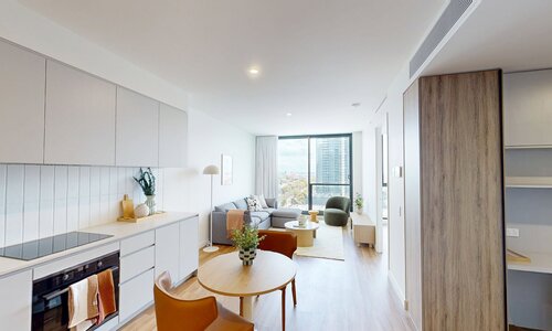 Virtual Tour for 1 Bedroom Apartment + Flexible Space Furnished Room