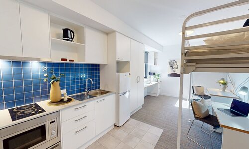 Virtual Tour for Twin Loft Bed Studio (Low Floor) Room