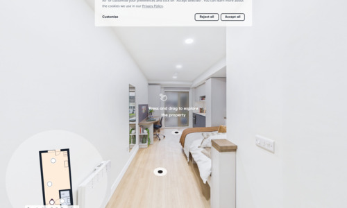 Virtual Tour for Standard Studio Plus Room