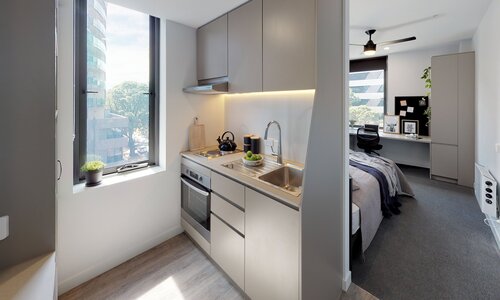 Virtual Tour for 1 Bedroom Studio Premium Plus​ Room