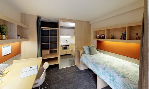 Virtual Tour for 2 Bedroom Apartment with Balcony Room