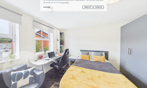 Virtual Tour for Gold Studio Room